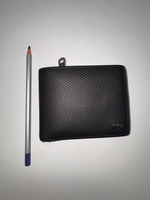 Lacoste Гаманець Billfold Zip Case Чорний Торг