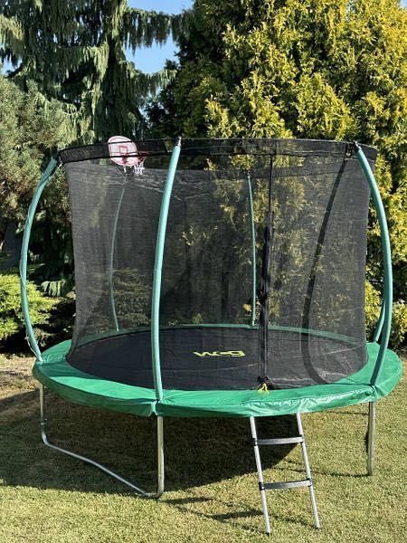 Батут WCG 305 см із внутрішньою захисною сіткою та LED підсвіткою 10FT