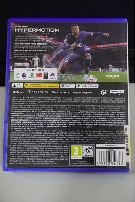 Gra PS5 Gry Playstation 5 Vampire, EA FIFA 22, 2023