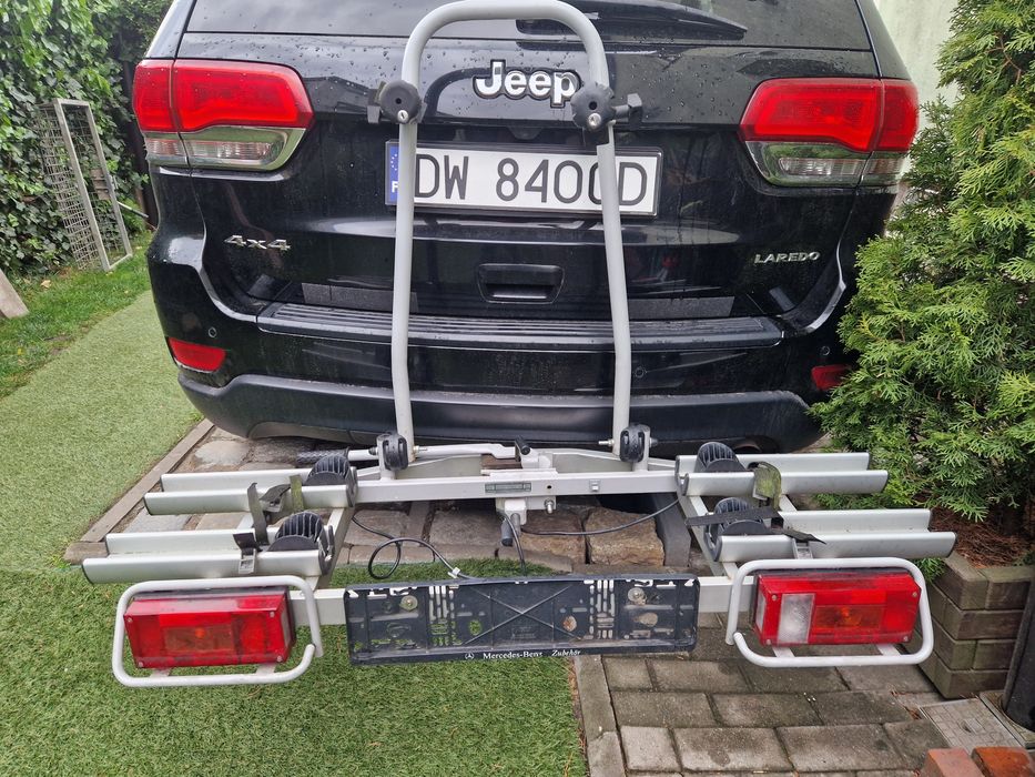Uchwyt rowerowy bagażnik na hak rowery 2 elektryczne  uchylny