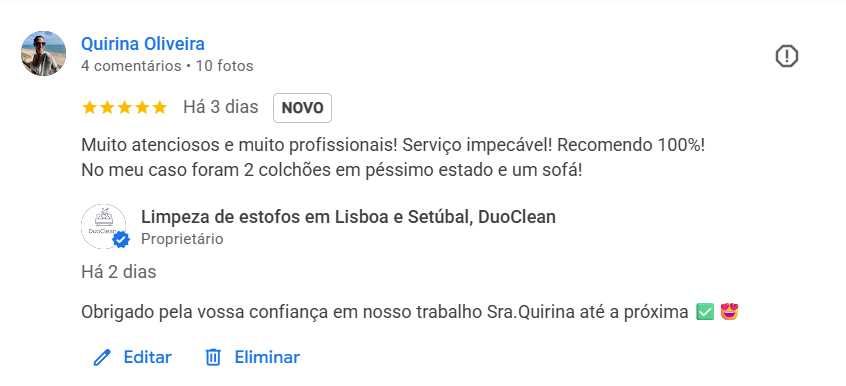 Limpeza e Higienização de Estofos