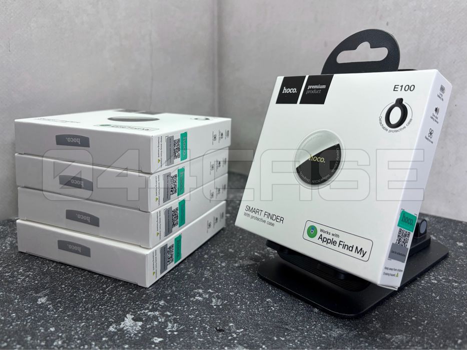 Пошуковий брелок AirTag від Hoco (E100) для iPhone GPS-трекер Білий