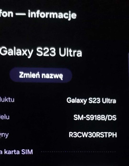 Samsung S23 Ultra 8GB/256GB Oryginalna Płyta Główna Bez Blokad