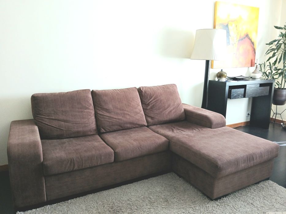 Sofá Chaise Longue 3 Lugares