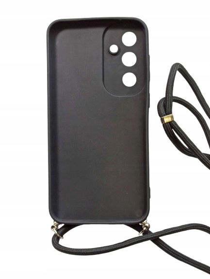 plecki do Samsung Galaxy S23 FE etui ze sznurkiem czarny szkiełko x2
