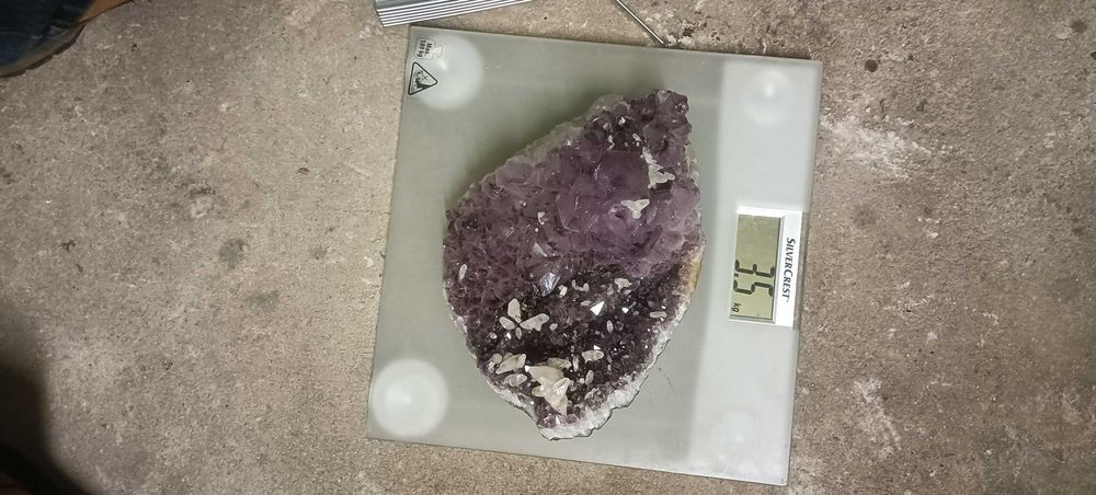 Peça Natural de cristal quartzo ametista