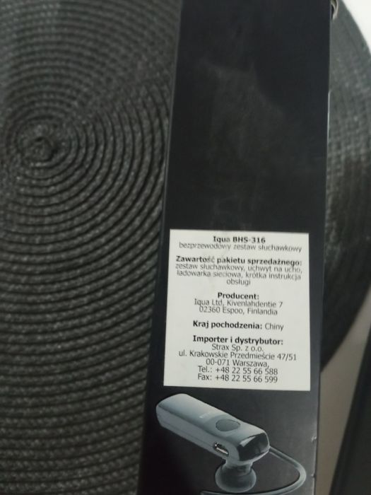 Słuchawka Bluetooth