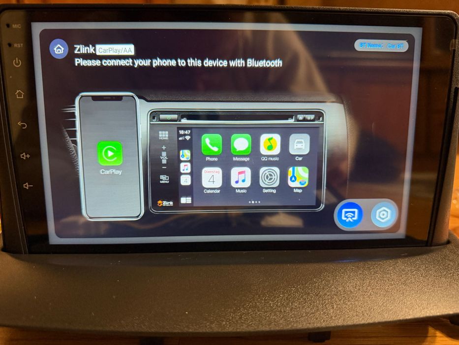 Магнітола аndroid 8/128 GB Renault Megan 3 Fluence Рено CarPlay Android Auto
