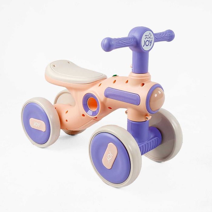 Велобіг 4-х колісний JOY колеса 6 PU рама пластикова УКРАЇНСЬКЕ ОЗВУЧ