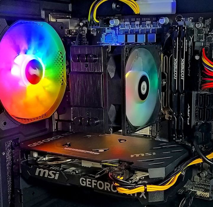 ПК RTX4060/ i3-12100f/ H610/ 16Gb DDR4/ M.2 игровой компьютер s-1700 Intel