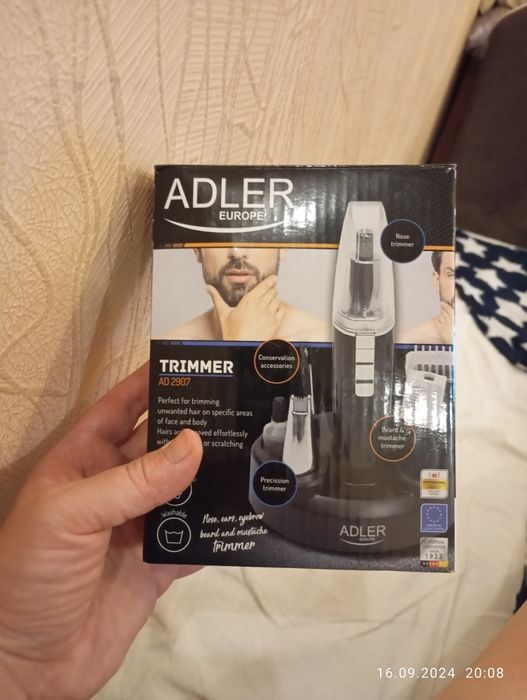 Триммер ,трімер Adler AD2907 новый почти