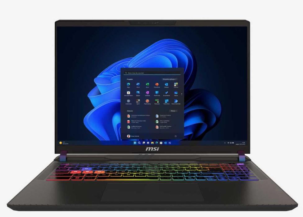 MSI Vector 16 HX AI A2XWHG/Intel Ultra 9 275HX/32GB/1TB/RTX5070Ti/WIN11/ Gwarancja