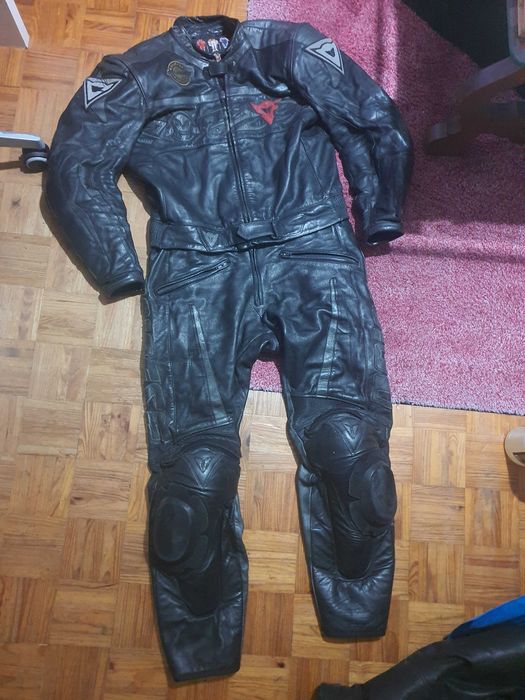 Fato em pele mota Dainese 2 peças tamanho L - 52
