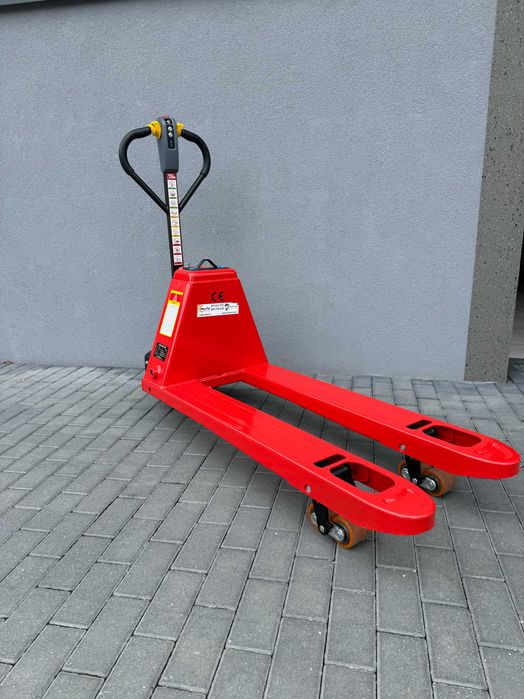 PALECIAK ELEKTRYCZNY nowy gwarancja wózek paletowy elektryczny 1500kg 115cm ( W ZESTAWIE ŁADOWARKA ORAZ AKUMULATOR) nowość