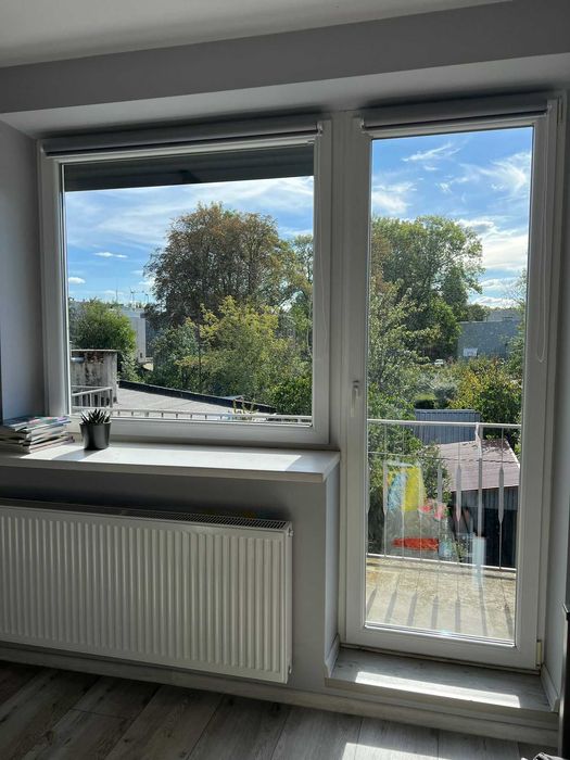 Okno Drzwi Balkonowe Taras 85na223 z Demontaż ŁADNY STAN