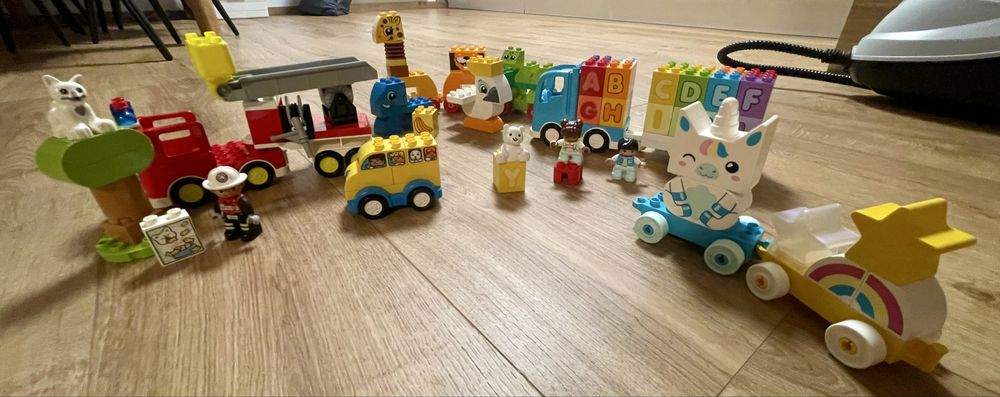 Wielki Zestaw Klocków LEGO duplo 10969, 10851, 10863, 10195,10953