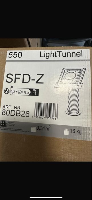 Sprzedam świetlik dachowy tunelowy