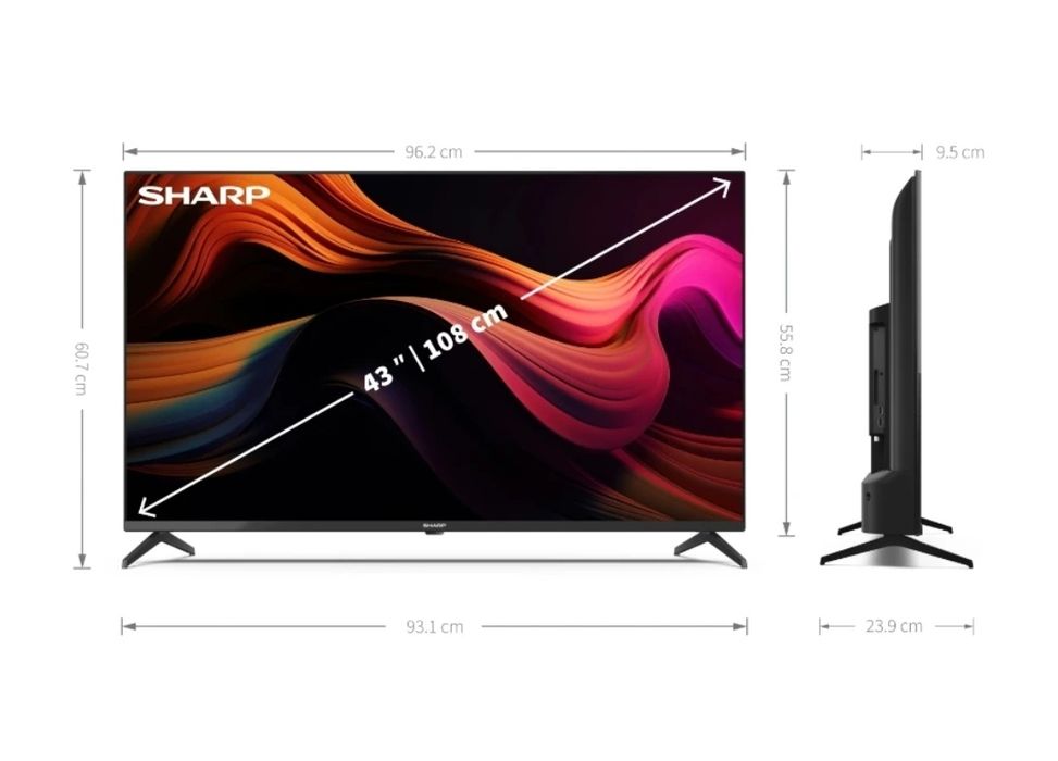 Телевізор смарт Sharp 43 4K