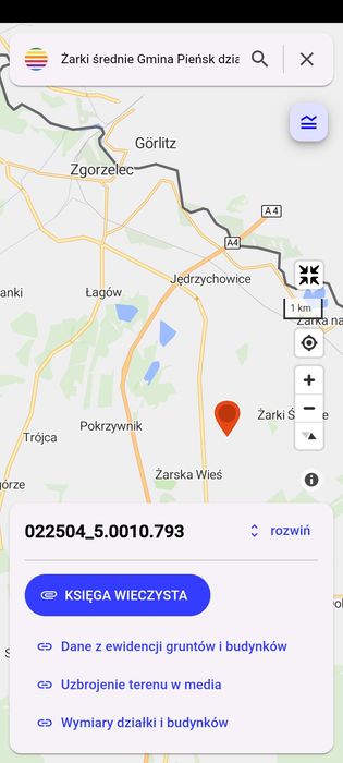 Wynajmę lub wydzierżawie Działkę Żarki średnie - Widok 4