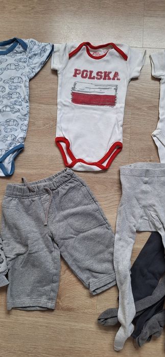 Ubranka dla chłopca 80