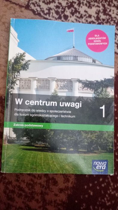 Podręcznik wos ,dla 1 klasy liceum/technikum