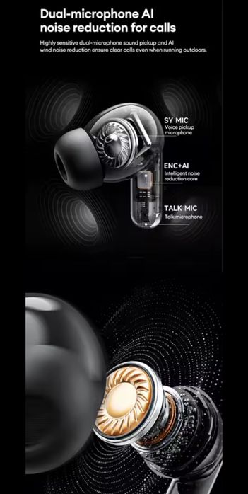 Auriculares de ouvido sem fio Lenovo LE208 - Novos e embalados