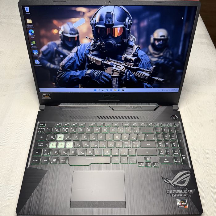 Asus TUF/144Hz/Ryzen 7 4800H/RAM 16G/M2 512G/nVidia GTX1660Ti 6G