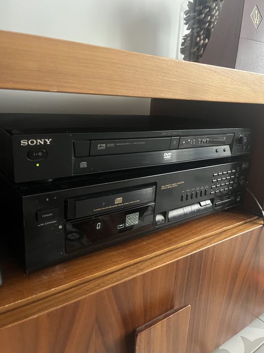 Amplificador Sony+Leitor CD/DVD Sony+Subwoofer Yamaha