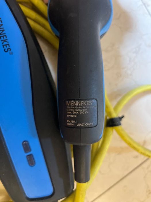 Cabo Carregador EV Mennekes (Tipo 2) - 10 METROS