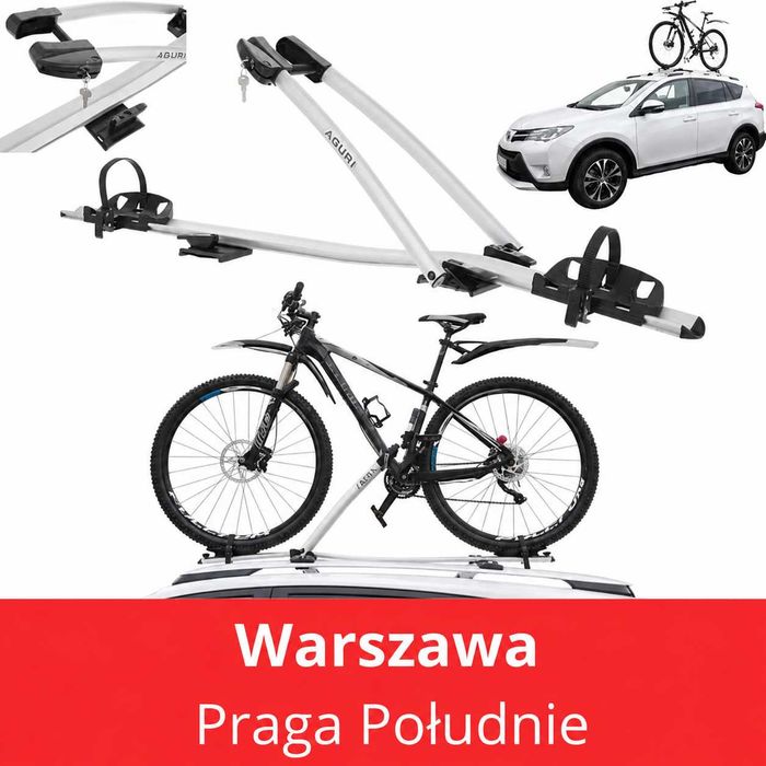 Uchwyt bagażnik rowerowy na dach Aguri Acuda III  Praga Warszawa