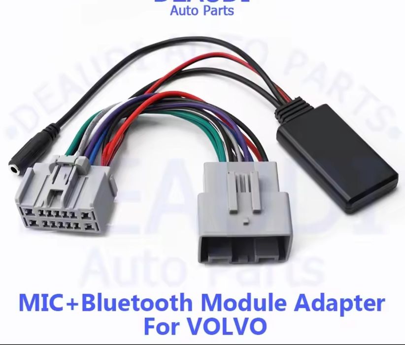 Bluetooth адаптер Volvo S40,-60,-70,C30,-40, XC70,-90+aux, микрофон.