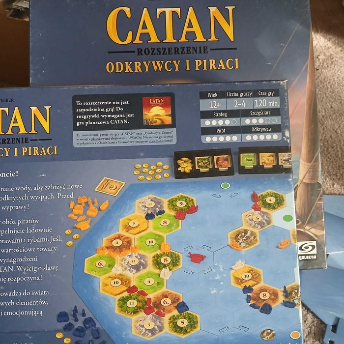 Catan Odkrywcy i Piraci, Osadnicy z Catanu, gra planszowa, dodatek