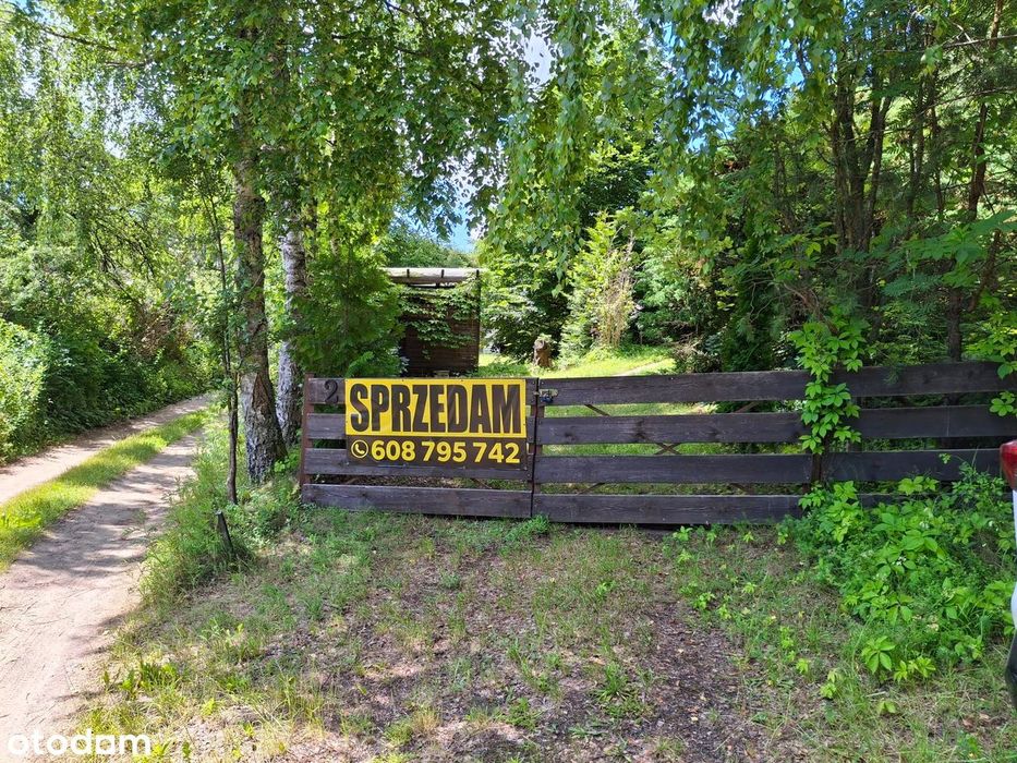 Domek letniskowy z sauną nad jeziorem, 1100m² ogrodzonego terenu.