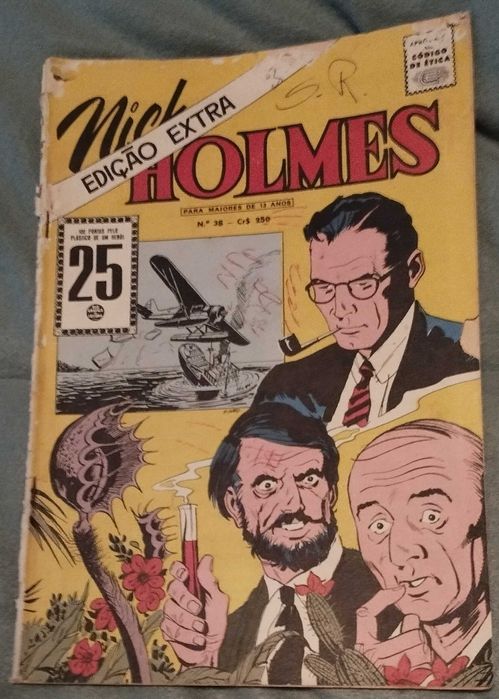 BD rara de 1964 - Edição Extra Nick Holmes (Rip Kirby no Brasil)