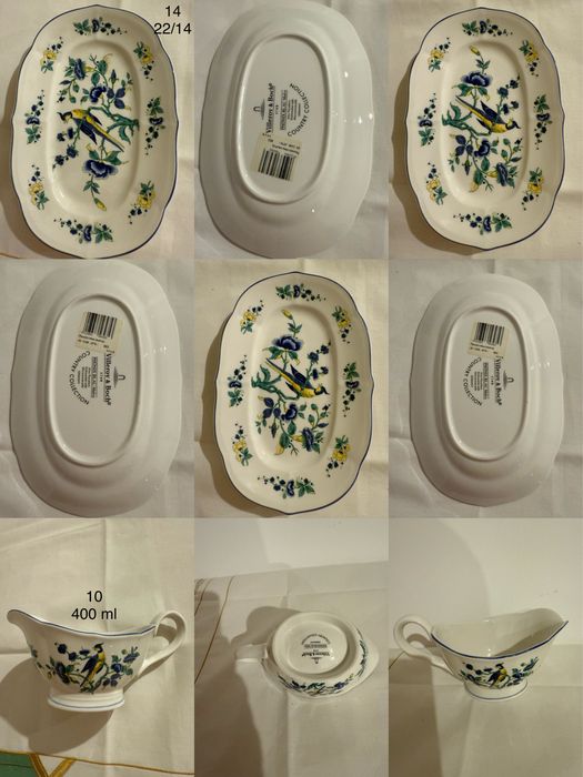 Вінтажний сервіз Новий Villeroy& Boch колекція  Phoenix Blue