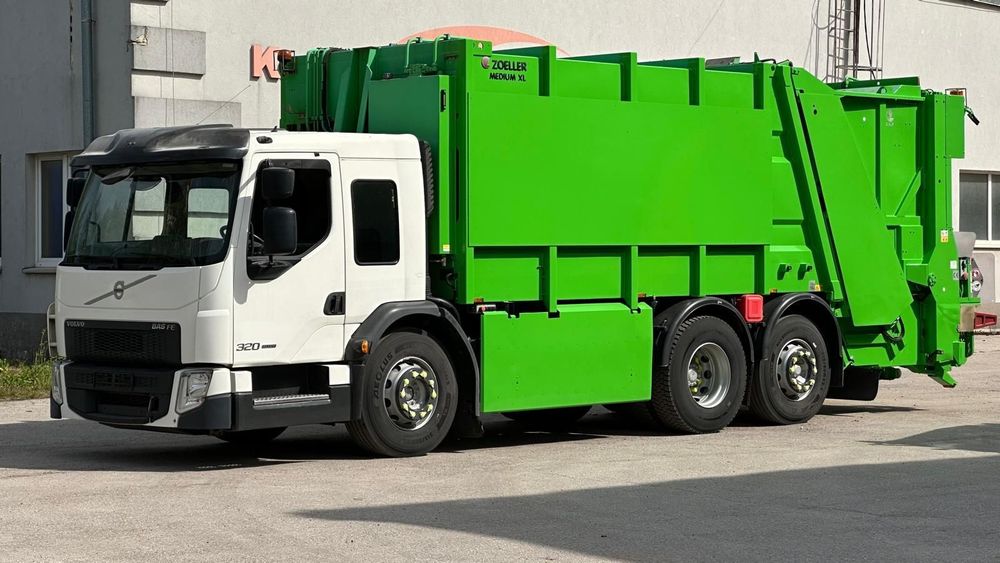 Volvo FE 320 śmieciarka trzyosiowa Zoeller 20m3 EURO 6