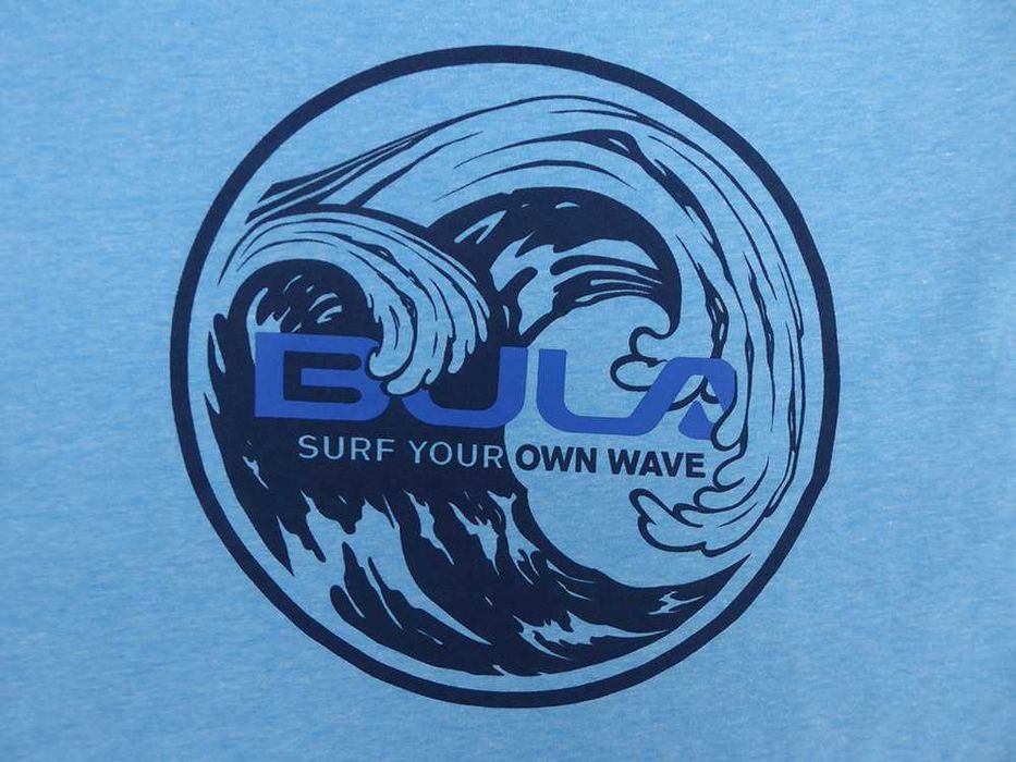 BULA Surf Your Own Wave niebieska koszulka T-shirt