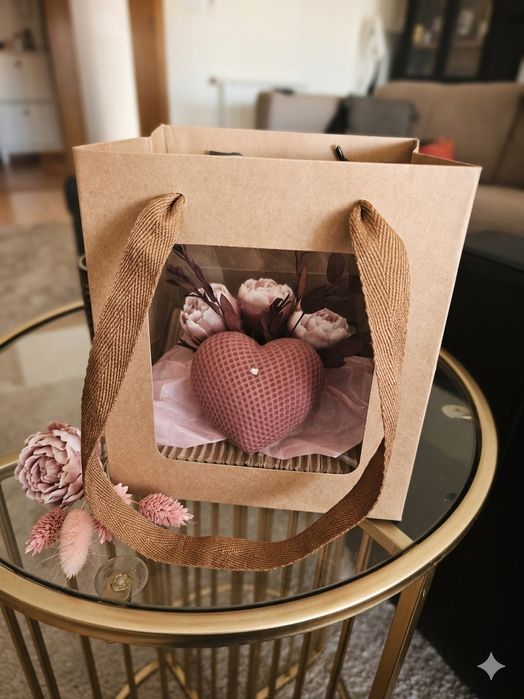 Mini-bouquet de velas artesanais