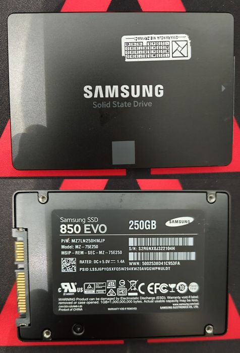 Dysk SSD 250gb Samsung 850evo