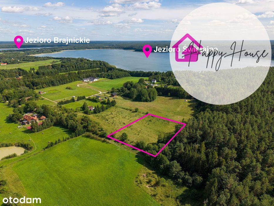 Działka Brajniki – 6,5 tys. m² blisko jeziora