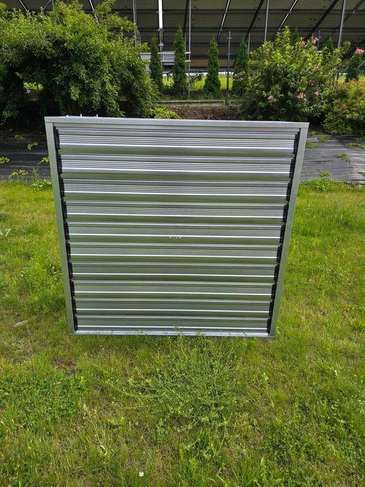 Wentylator ścienny szczytowy 1380x1380x450 do kurnika, obory, 140cm