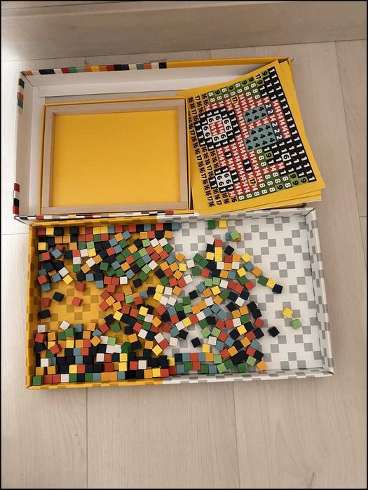 Дерев’яна мозаїка Wooden Pixel Cars, 400 кубиків (Cubika)