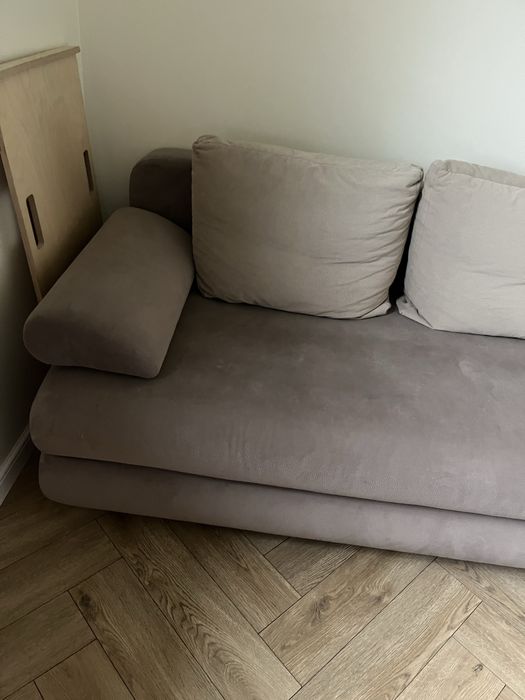 Sofa rozkładana z funkcją spania cappuccino mocca