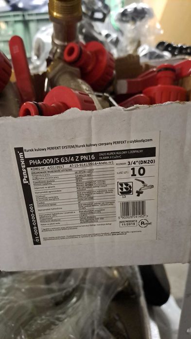 Zawór Perfekt System rozmiar G3/4 PN10 DN20 PHA-009/S