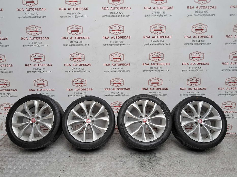 Conjunto Jantes R18 5 Twin Spoke R-Sport Jaguar XF Mk2 X260 de 2015 a 2024 Original