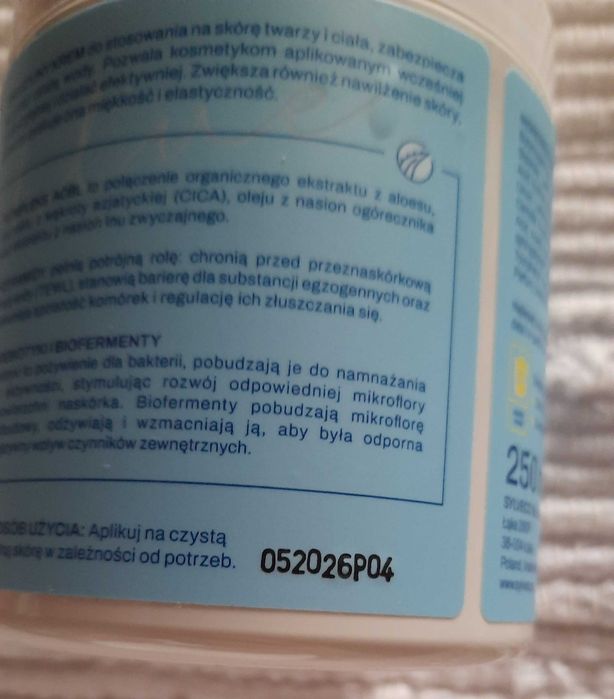 ALOESOVE BLUE Krem barierowy do twarzy i ciała, 250 ml