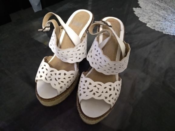 koturny sandały espadryle nowe skóra 38