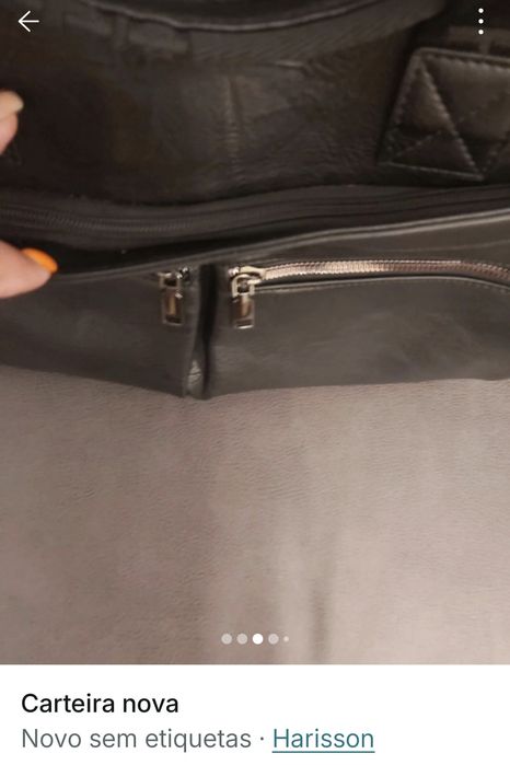 Carteira preta muito pratica