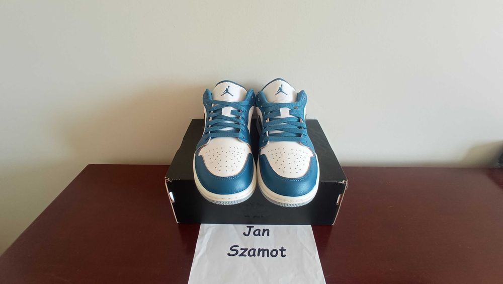 41 Buty Nike Air Jordan 1 Low Industrial Blue / White
