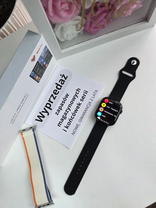 Smartwatch Pro Max Gen 5 – AMOLED 2,02”, rozmowy Bluetooth, nowy